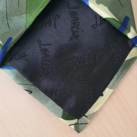 J. GARCIA  vintage tie, green and blue - Picture 6 of 8